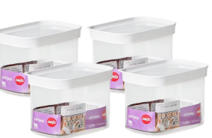 4er Pack Emsa Optima Vorratsdose 1 Liter