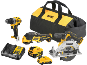 DeWalt DCK317P1D1 Akku-Werkzeug-Set 7-teilig