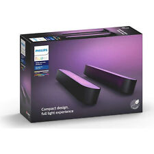 PHILIPS HUE Play White and Color Ambiance Lightbar Doppelpack Schwarz RGB Smart