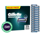 Vorteilspack 25x Gillette Mach3 Ersatzklingen für 39.95 Euro (45.90 inkl. Versand)