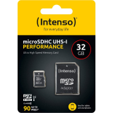 Intenso Micro SD Card UHS-I mit SDHC Adapter 32 GB für 4.44 Euro
