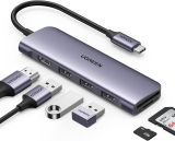 UGREEN Revodok USB C Hub 6 in 1 USB C Adapter mit 4K HDMI