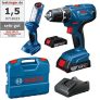 Bosch Akku-Bohrschrauber GSR 18V-21 für 125,10 Euro