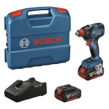 Bosch Akku-Drehschlagschrauber GDX 18V-200 inkl. L-Case, 2 Akkus für 284.31 Euro