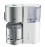 Braun IDCollection KF 5105 weiß-Edelstahl Filterkaffeemaschine für 69.99 Euro (inkl. Versand 76.98 Euro)