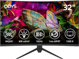 ODYS XP32 PRO 32 Zoll WQHD Curved Gaming Monitor für 207.08 Euro