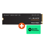 WD_BLACK SN850X NVMe SSD 4 TB + 30 Euro Spotify Premium Code für 269 Euro