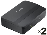 ZYXEL Desktop-Switch GS-105S v2 5Port 2er Pack für 25 Euro (30,99 Euro inkl. Versand)
