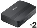 ZYXEL Desktop-Switch GS-105S v2 5Port 2er Pack für 25 Euro (30,99 Euro inkl. Versand)